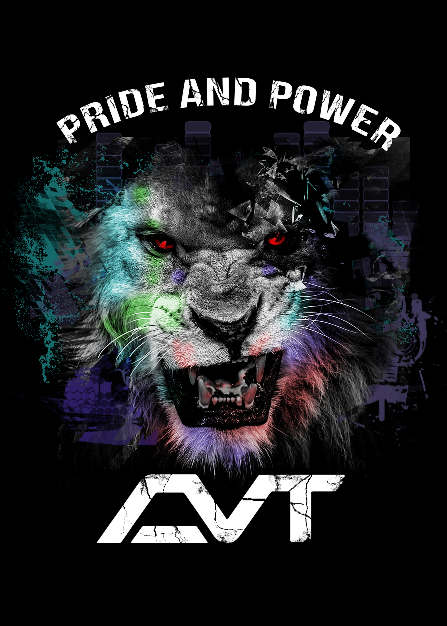 Pride and Power Neon Hoodie